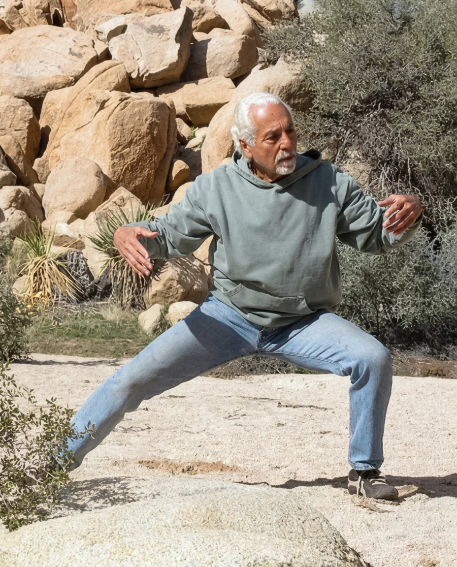 G Hoffman Soto in a movement pose